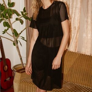 Aritzia Wilfred Mesh Dress